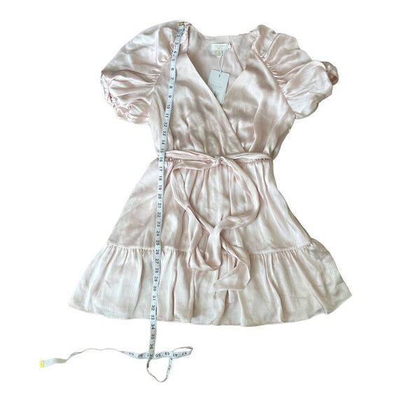 TED BAKER PUFF SLEEVE DRESS SIZE 2 - US 4-6 - Picture 4 of 10